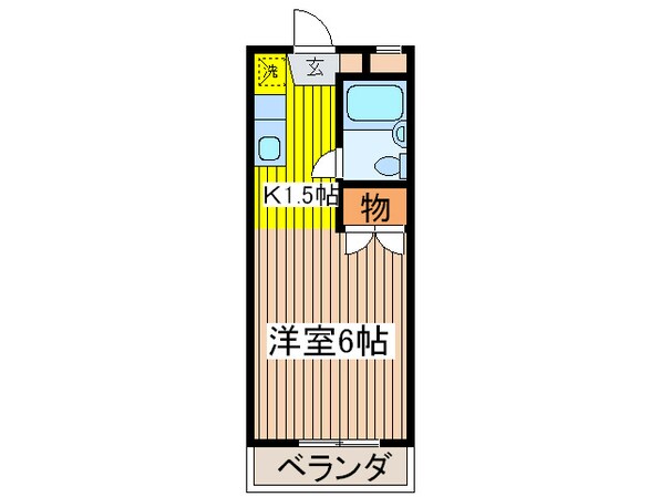 ゴールドファイブ成城の物件間取画像